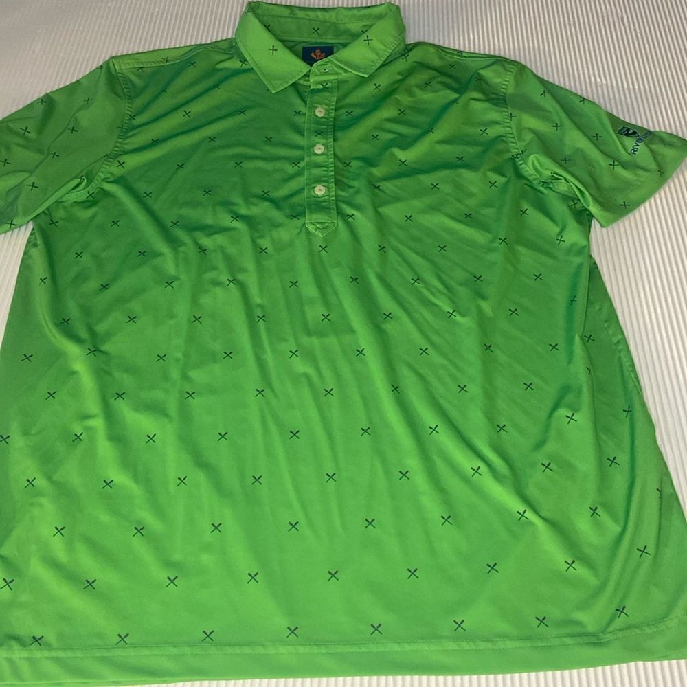 MEN'S DONALD ROSS SULLIVAN POLO Large River Crest country club logo